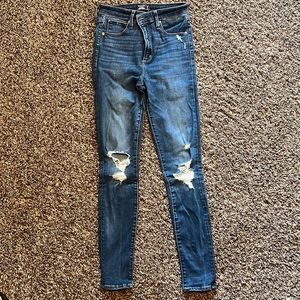 EUC Abercrombie & Fitch Simone High Rise Super Skinny, Size 26